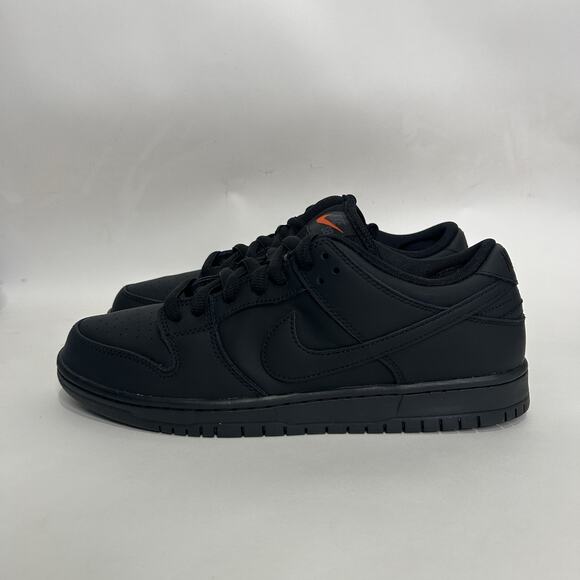 Nike SB Dunk Low Pro ISO “Triple Black/Anthracite Orange” main image 9